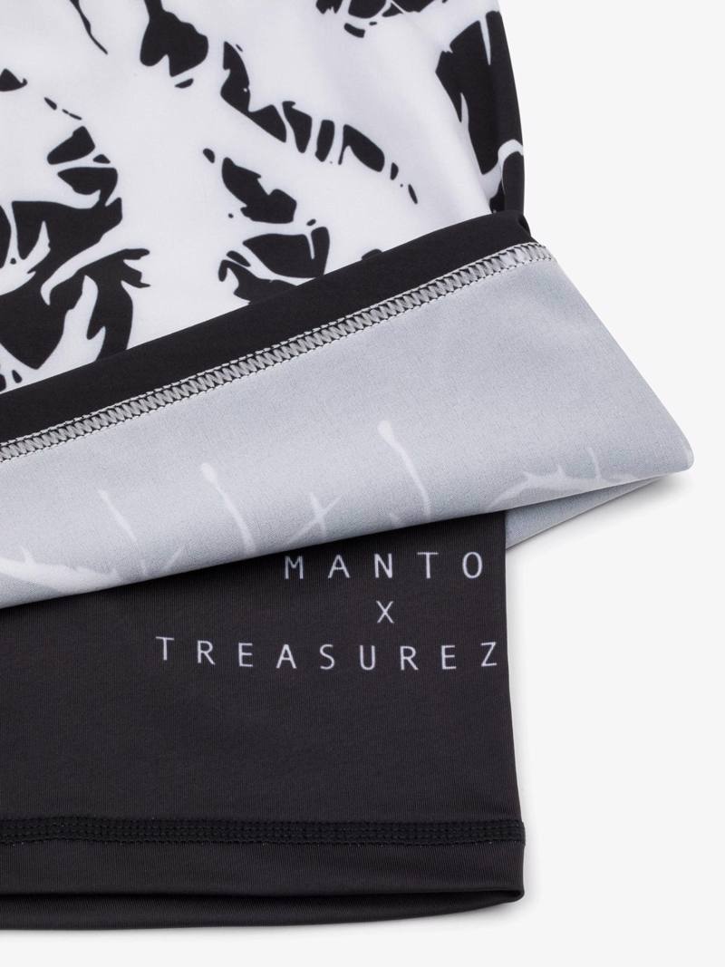 MANTO hybrid fightshorts treasure zone - BLACK